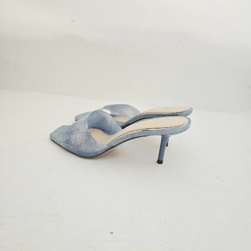 Jessica Simpson Celisha Blue Slide Heels Women’s Size 7 Open Toe